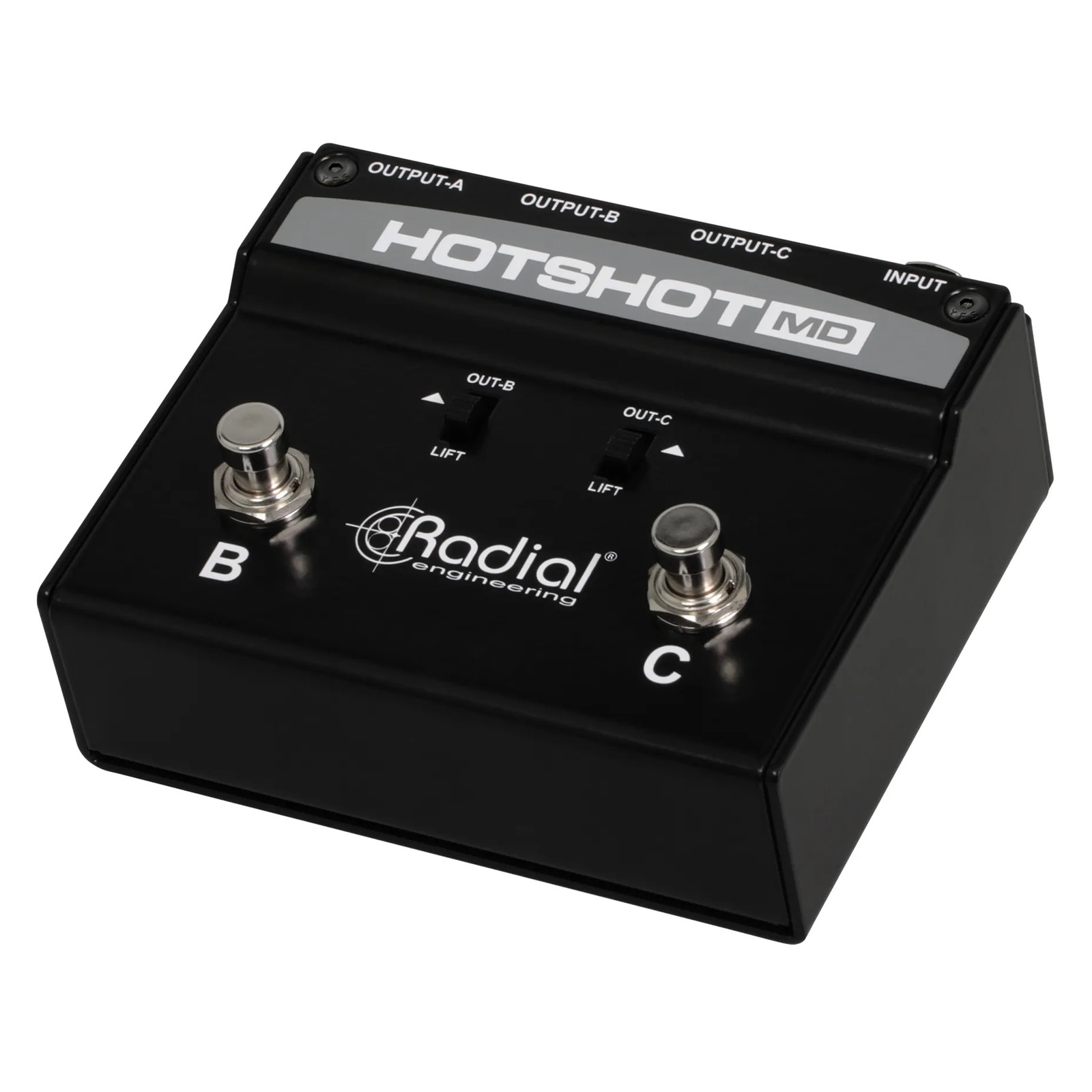 Radial HotShot MD Dynamic Microphone Switcher Stage Mic Toggle/Footswitch
