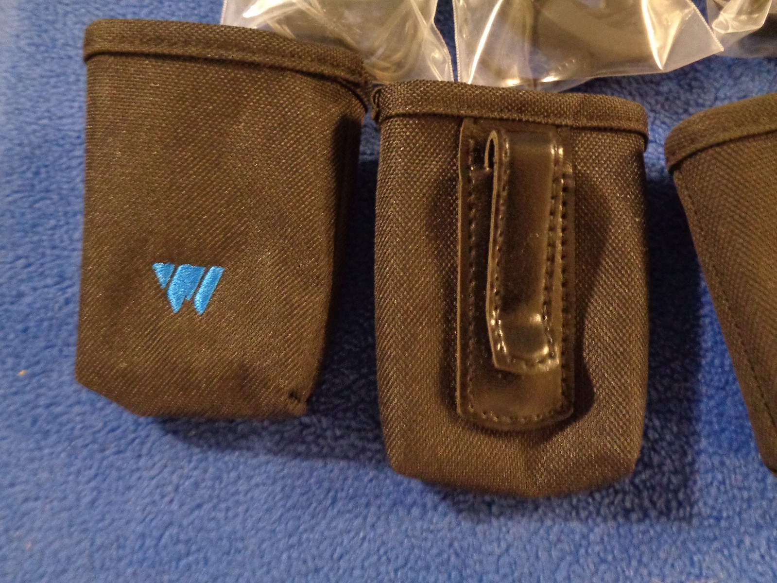Lot of 8 Williams Sound R7-4 Receivers w/ Earspeakers and Holsters