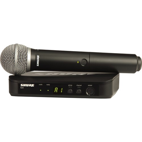 Shure BLX24/PG58 Wireless Handheld Microphone System with PG58 Capsule (H11)