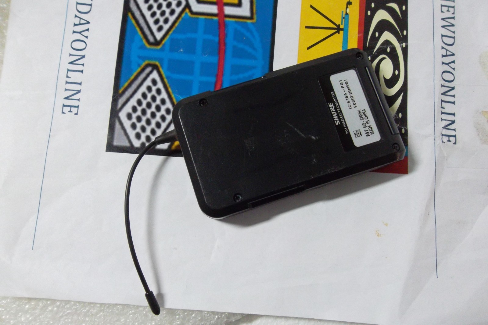 Shure PG1 Wireless BodyPack Transmitter M7 for PG4 Diversity Receiver 662-674MHz