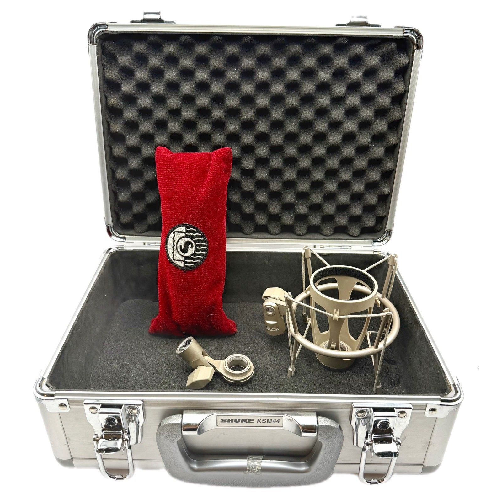 Shure KSM44 Multi-Pattern Condenser Microphone Studio Kit with Case Shock Mount