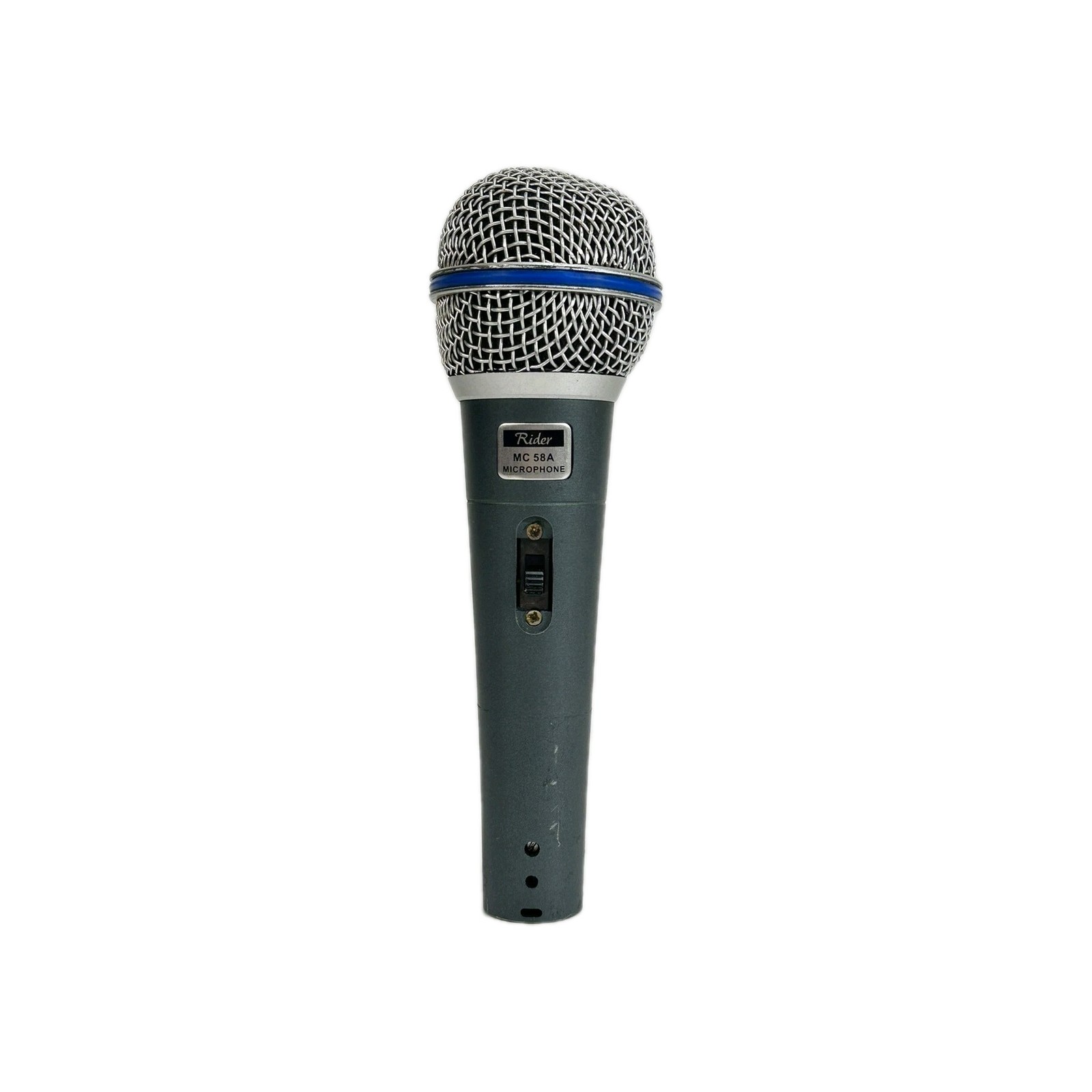 Rider MC 58A Vocal Microphone ~ Without Cable ~ TESTED / WORKING