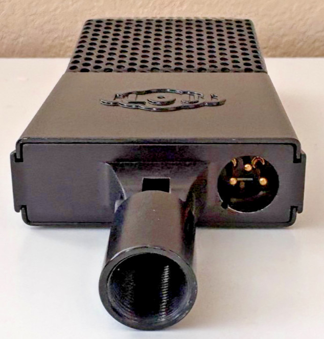 CLOUD 44 MIDNIGHT Black Vintage Style Ribbon Studio Mic w Extra Silver Grilles