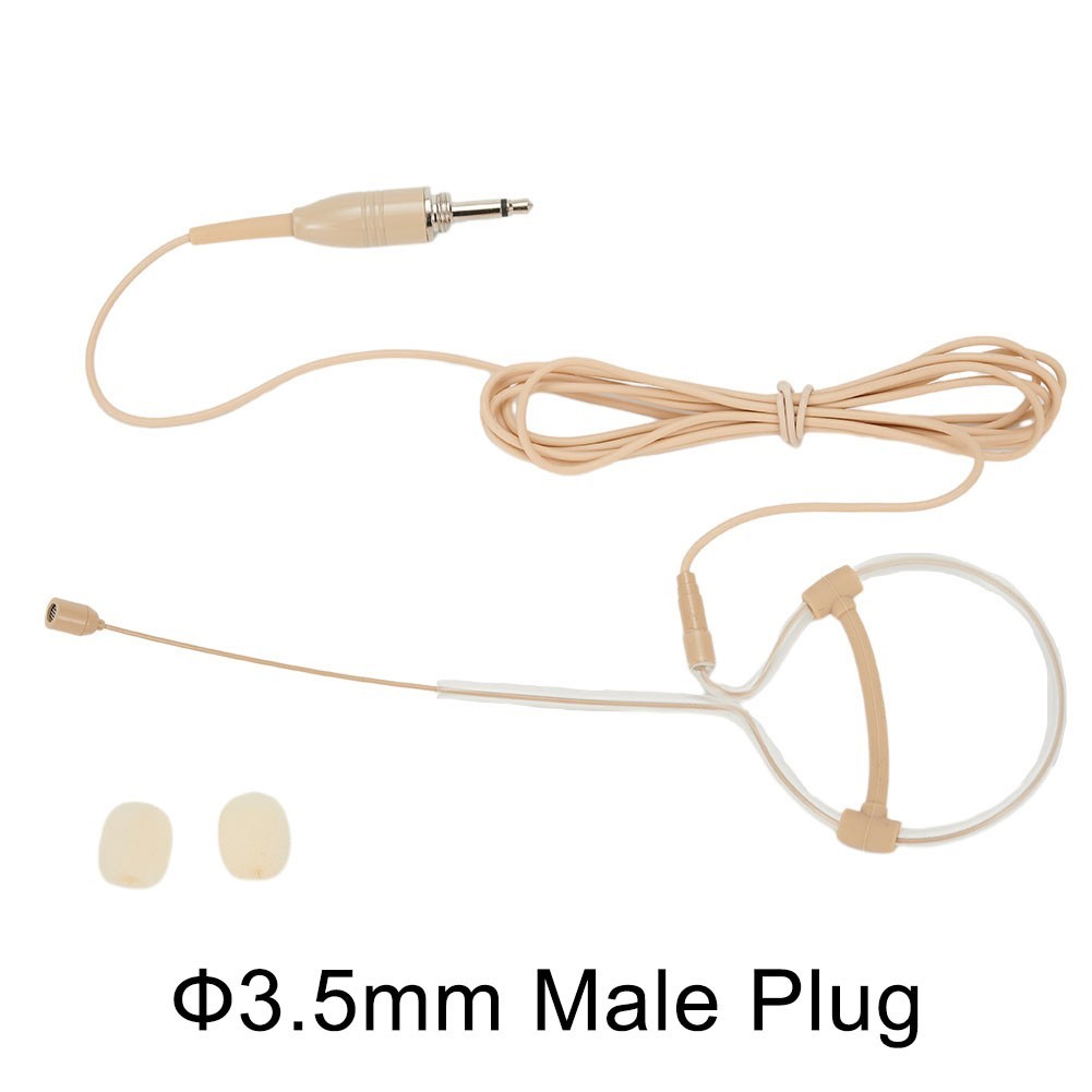 Top Sensitivity Headset Microphone Single-ear XLR 3 Pin 3.5mm Accessory