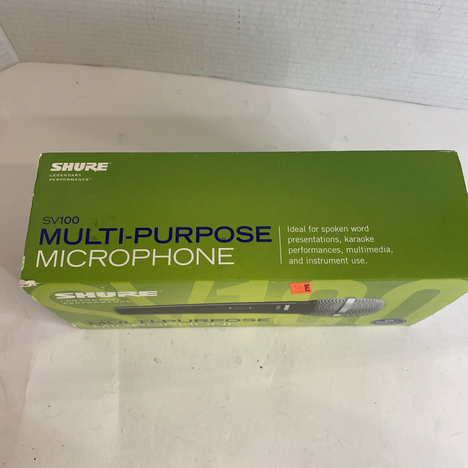 SHURE SV100-W Dynamic Cardioid Multi-Purpose MICROPHONE w/ Cable
