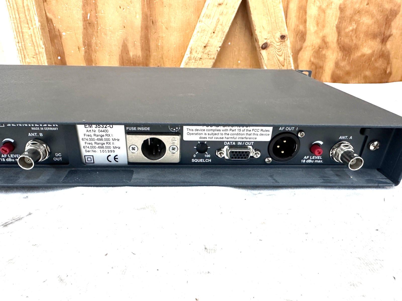 Sennheiser EM3532 Dual Wireless Receiver 674-698 MHz – no antennas