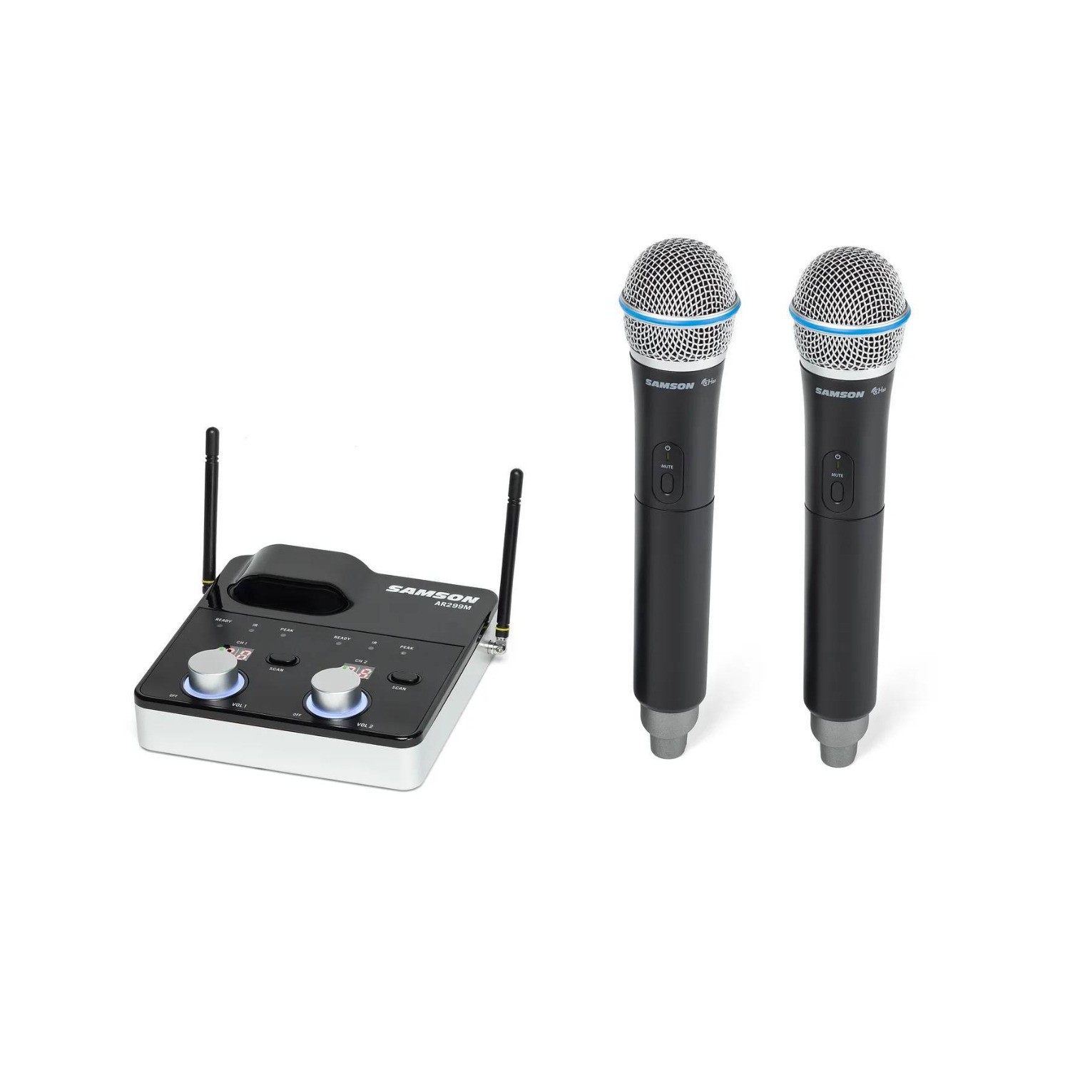Samson Concert 288m Dual Handheld Wireless System w/ Tabletop Receiver K
