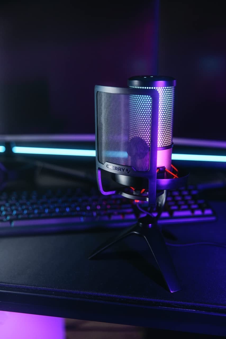 Adjustable Pop Filter Mask Shield for Microphone – Custom Podcast, Streaming, Ga