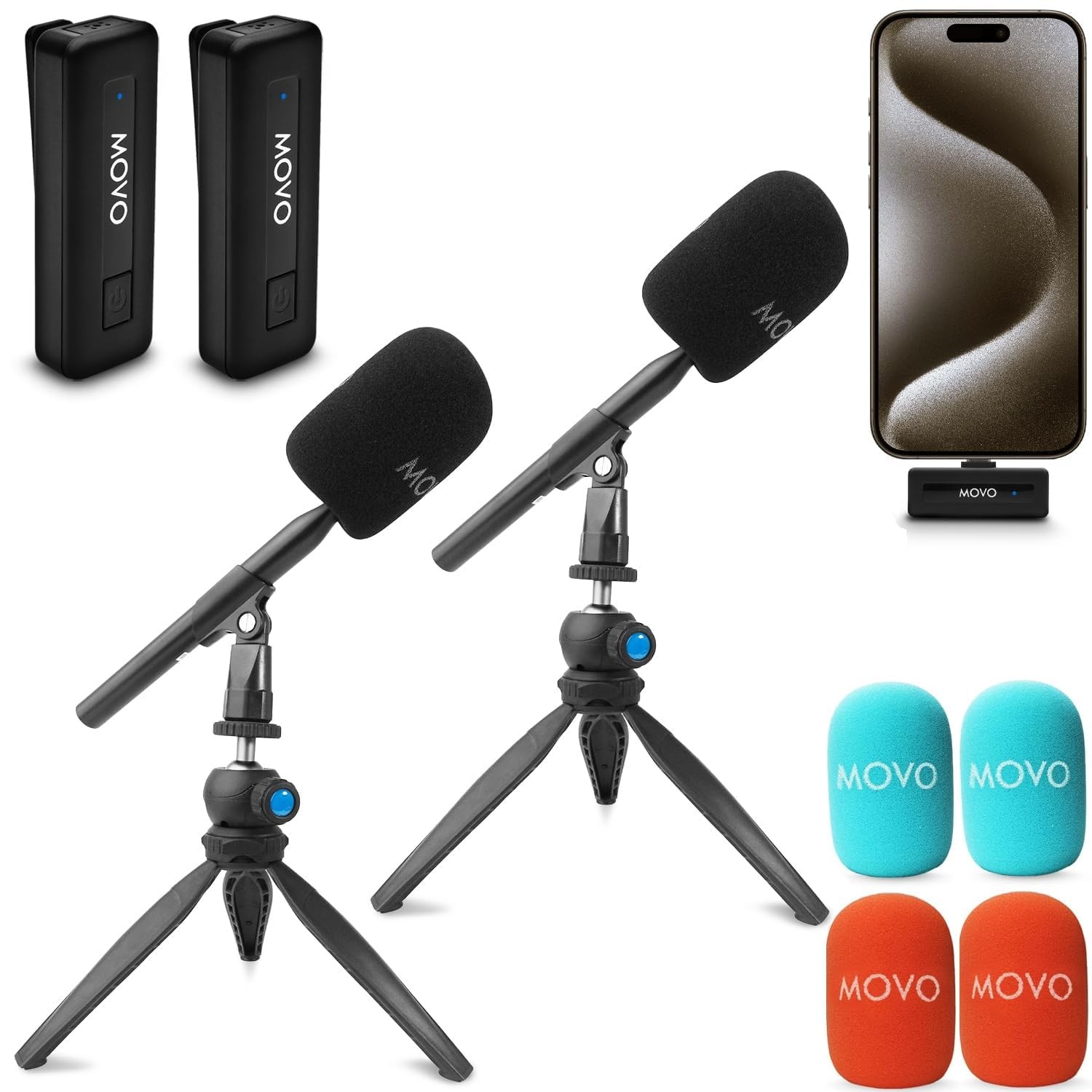 Wireless Mini UC-Duo USB-C Wireless Microphone for iPhone 15/16/Android/PC/Ma…