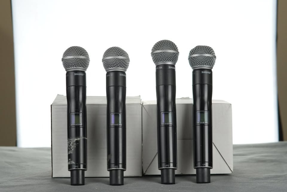 🎤 MASSIVE SHURE UHF-R Wireless System: 18 Channels Total! 9 UR4D/UR4D+ Receiver