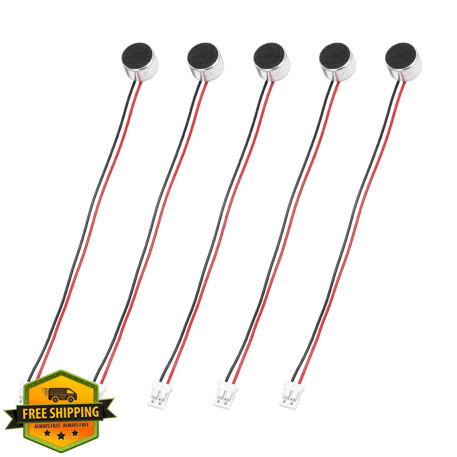 MECCANIXITY 20 Pcs 9.7mm Electret Mic Condenser