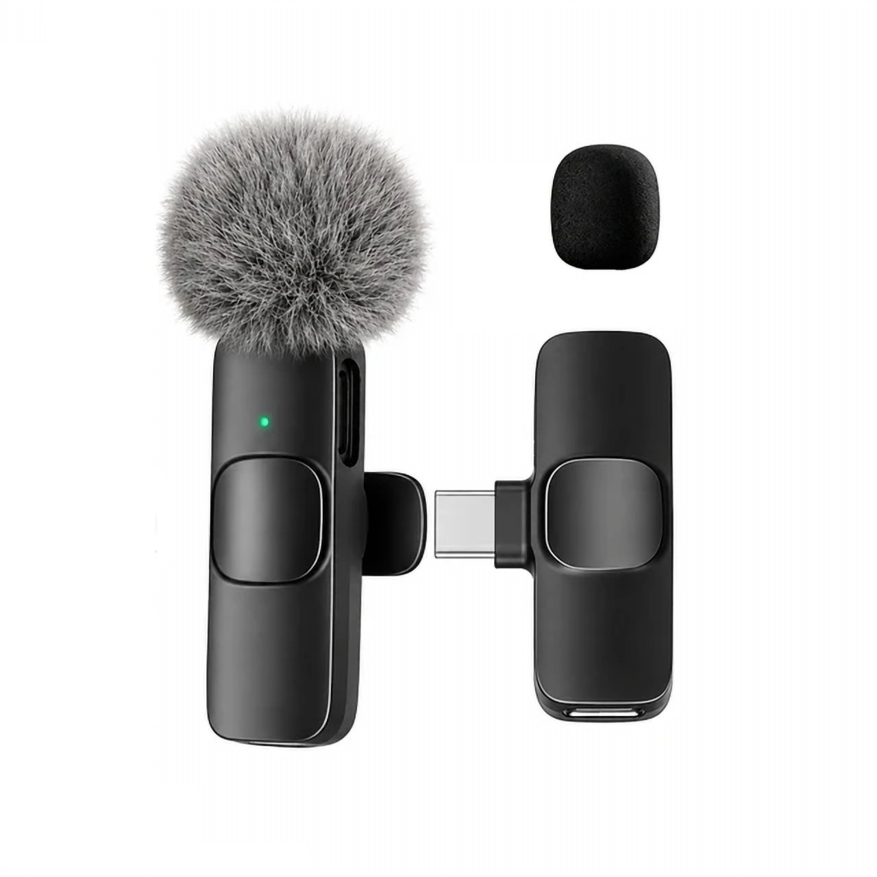 Lavalier Microphone Wireless Audio Video Recording Mini Mic For Android/iPhone