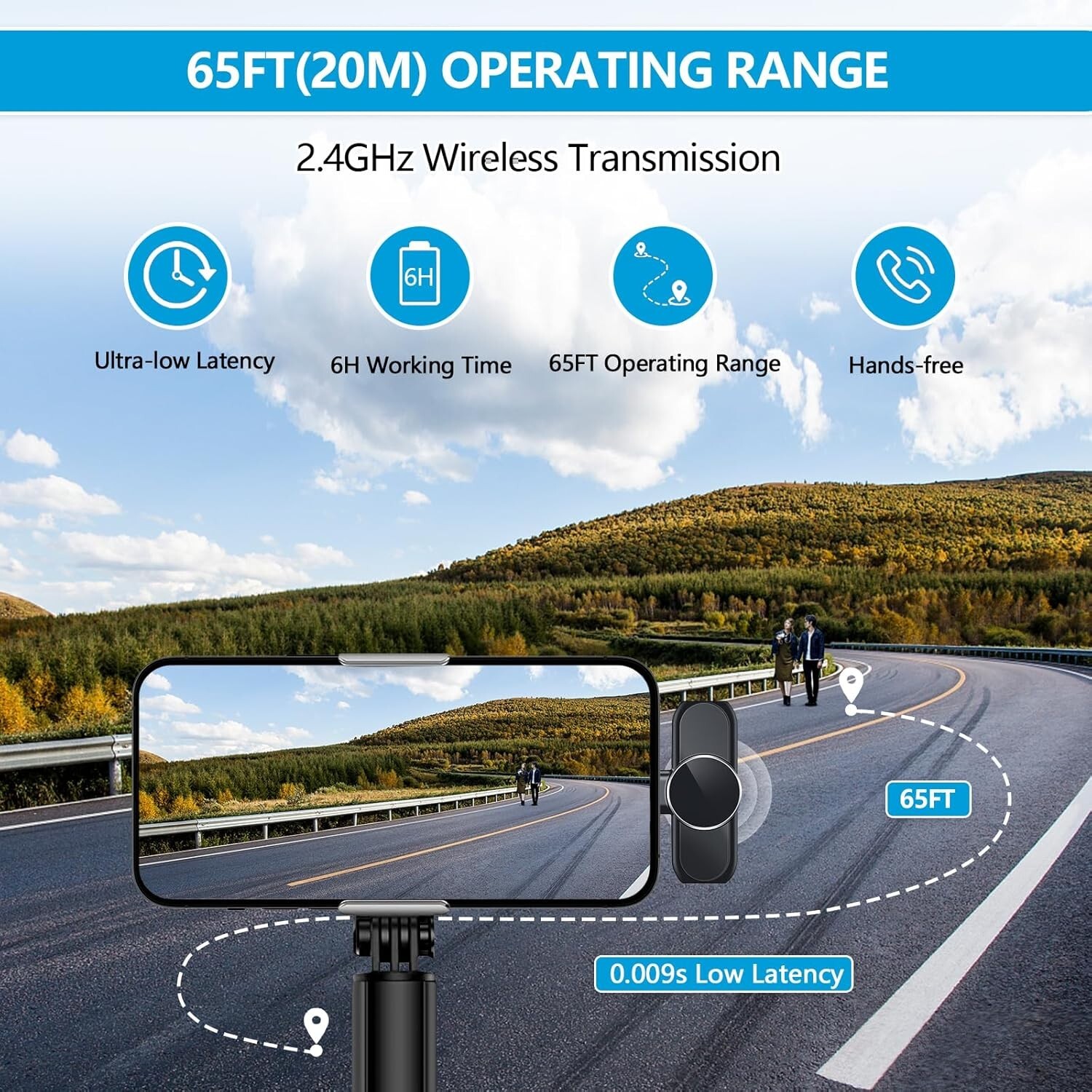 2 Pack Mini Wireless Microphone Type C for Iphone 15-16 Android Phone, USB C Tin