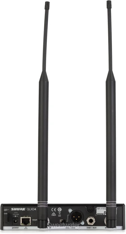 Shure QLXD4 Digital Wireless Receiver – V50 Band