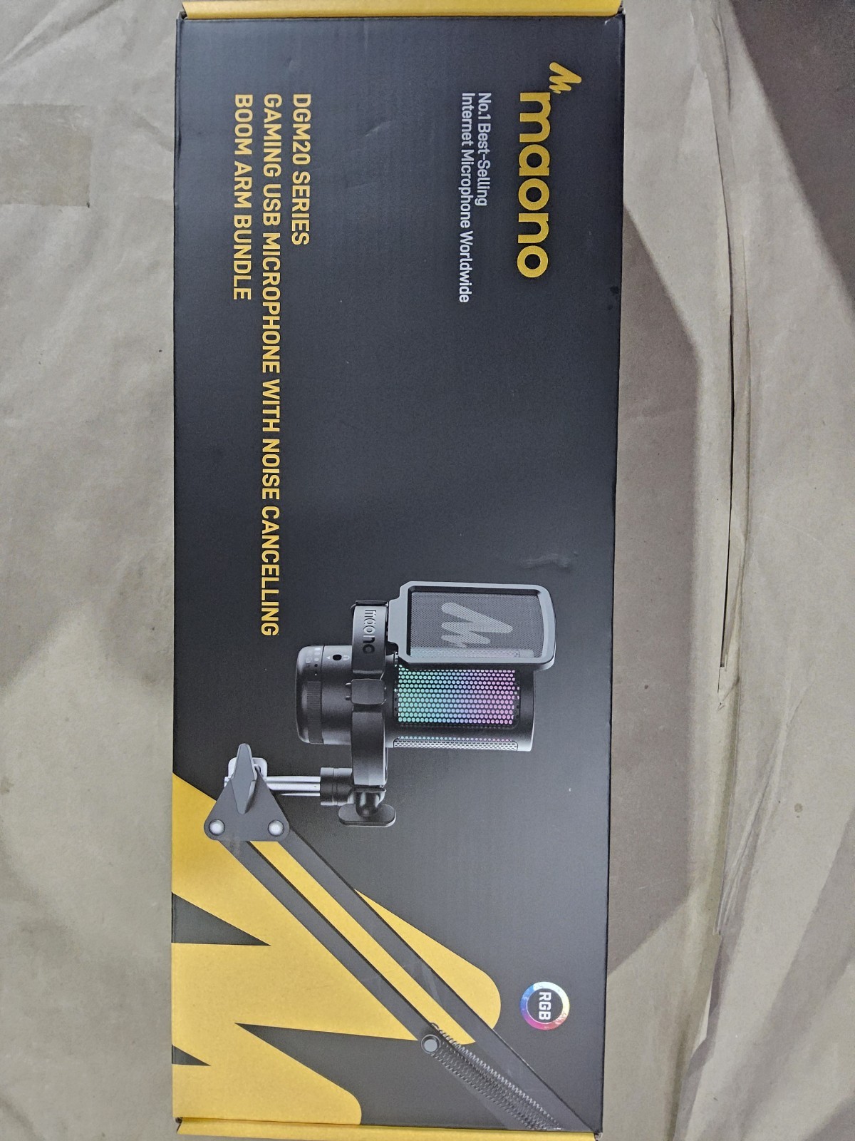 +Maono Gaming Microphone DGM20 Streaming, Broadcasting, Podcasting