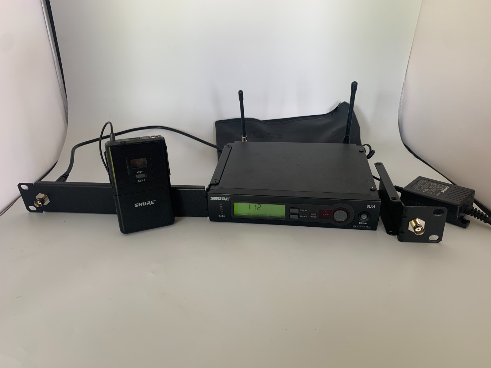 Shure SLX4 G4 Wireless Receiver SLX1 Bodypack System No Mic 470-494MHz