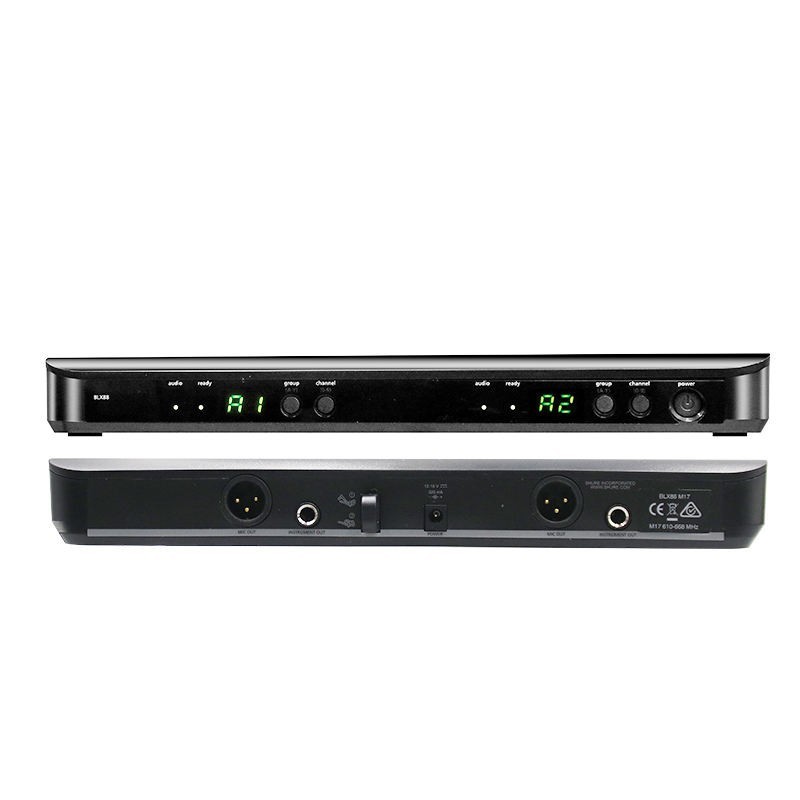 NEW Shure BLX288/PG58 Handheld Wireless Microphone System Come with 2 Microphone