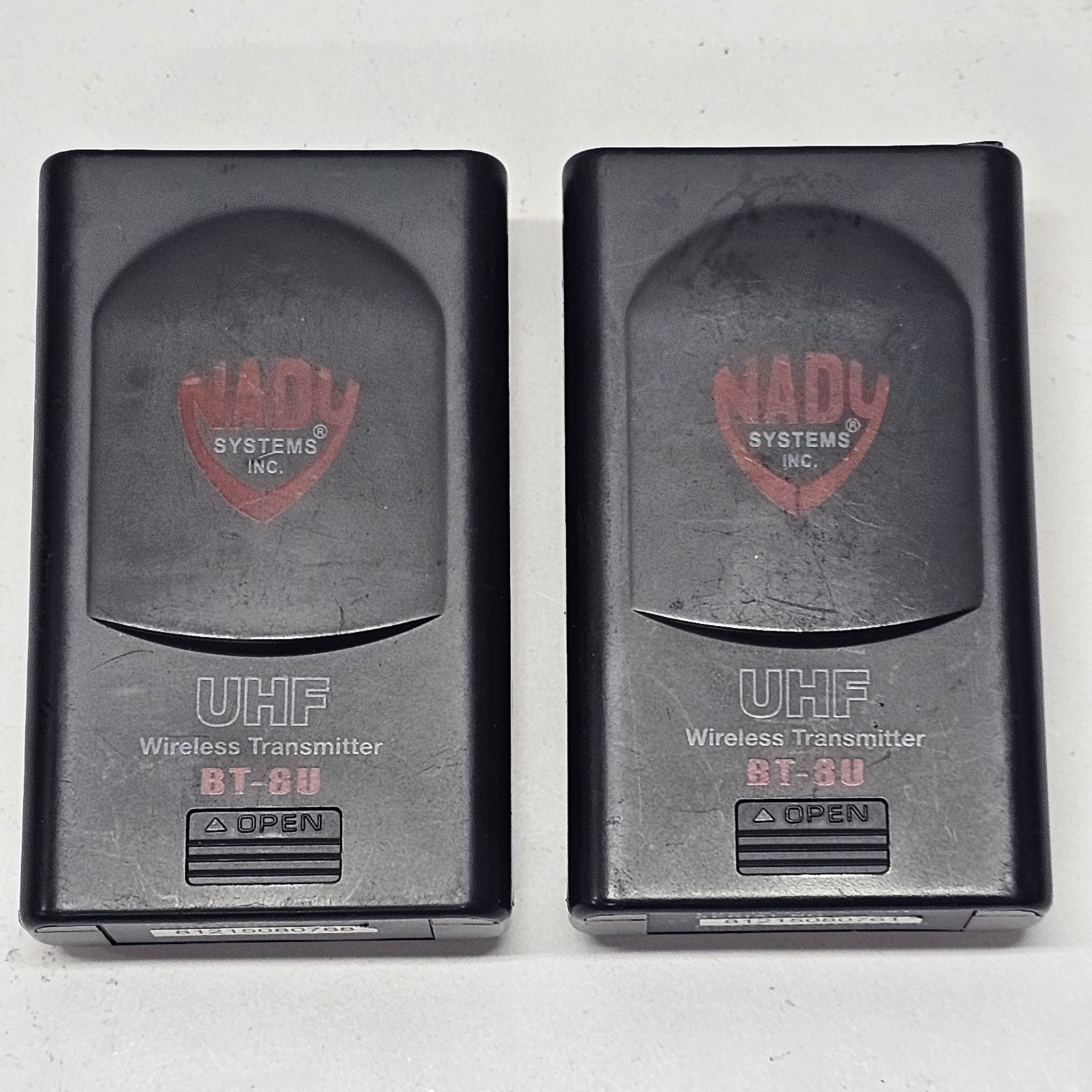 Nady BT-8U UHF Transmitter For DKW-8 U-81 Systems LOT OF 2 UNTESTED AS IS