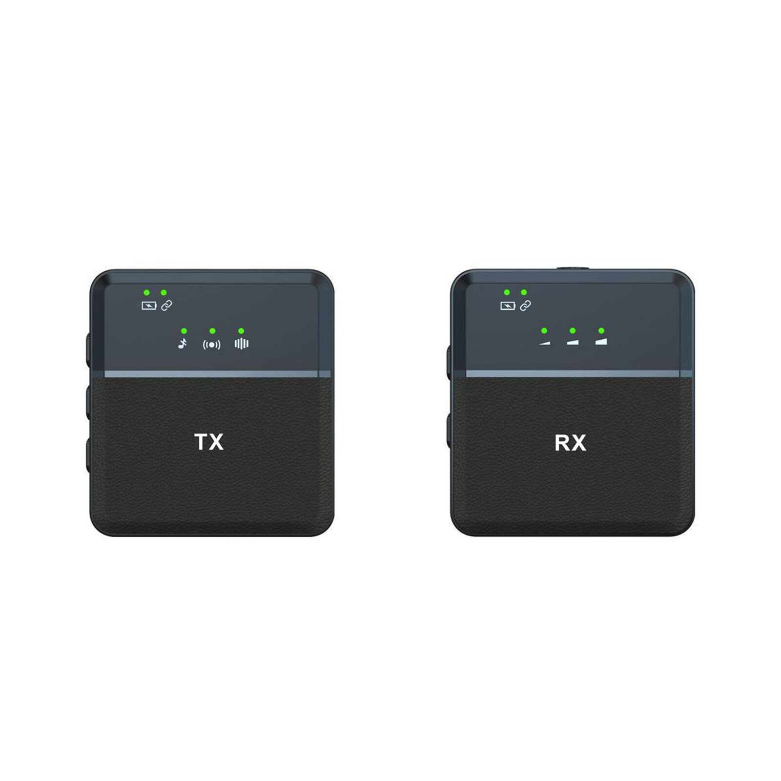Two-Way Wireless Audio 2.4G Microphone bluetooth Recording Lapel Mic