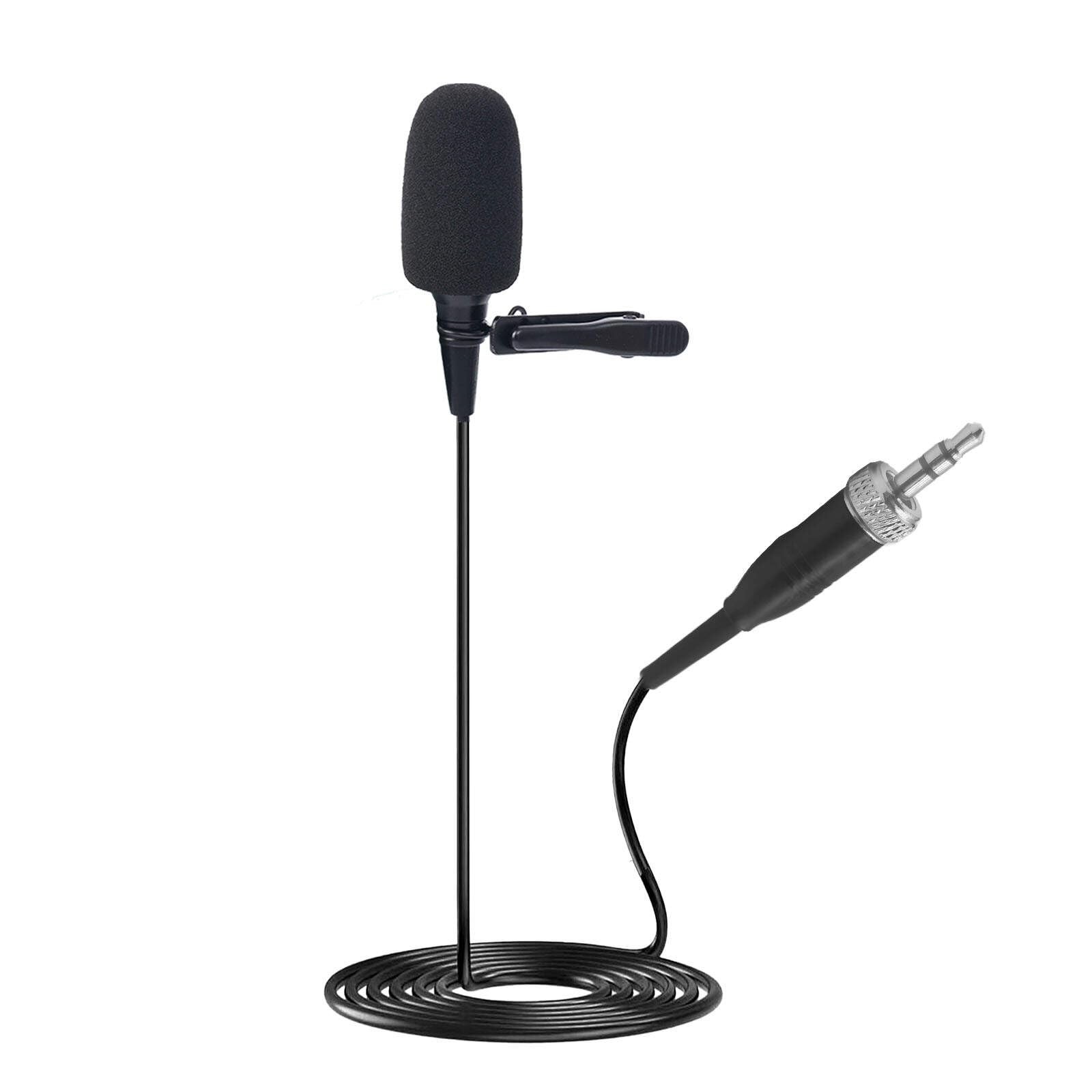 JTLAU Lavalier Microphone, Cardioid Condenser Clip On Microphone, Lapel Micro…