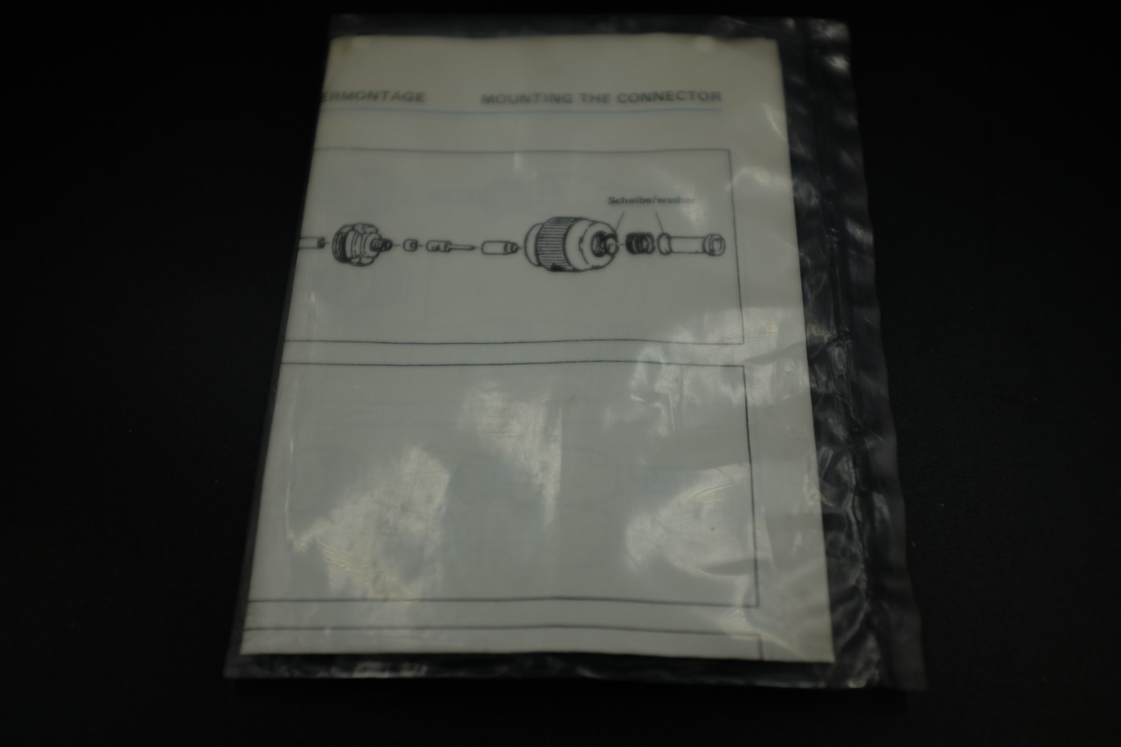 SENNHEISER MIKRO DOT B + K – STECKER MKE / GZA 37608 NEW /NOS