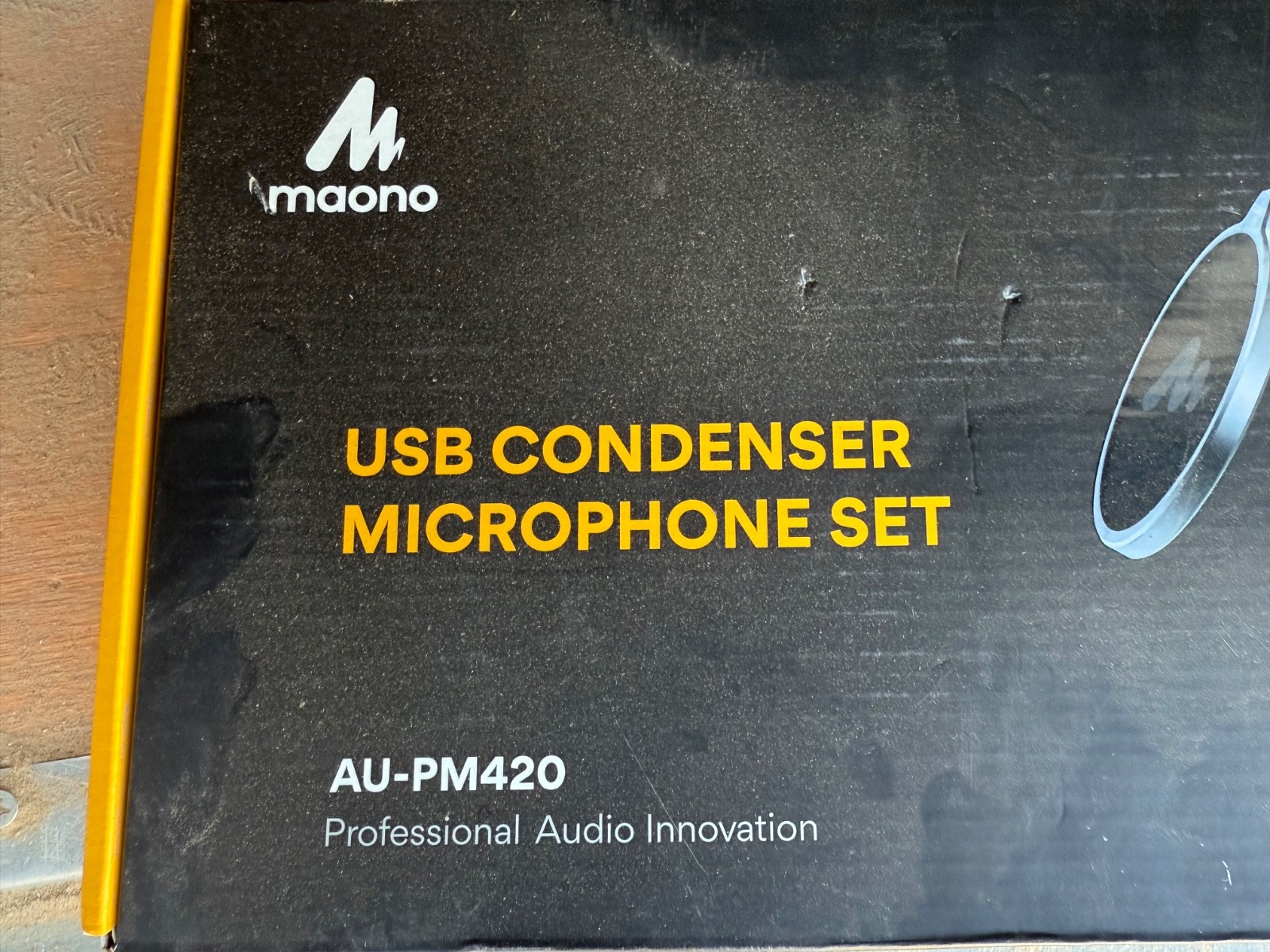 USB Microphone 25mm Large Diaphragm MAONO AU-PM430 Condenser (Brand New)