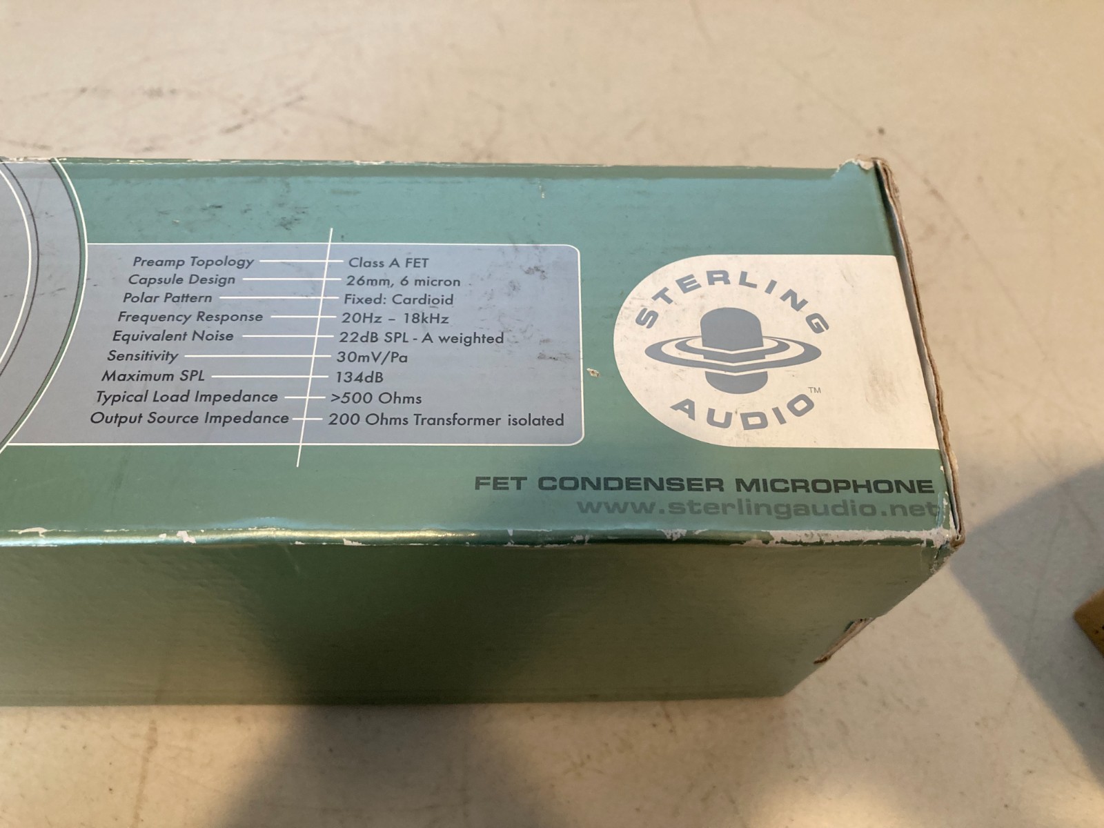 Sterling ST51 Condenser Mic w/ Box, Case & Moukey MACB1 Boom Arm Clamp Heavy Dut