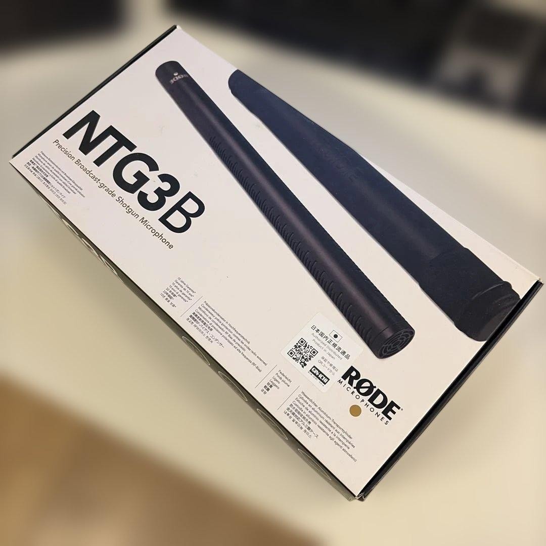 Rode NTG3B Shotgun Microphone Black Used Professional Audio Mic