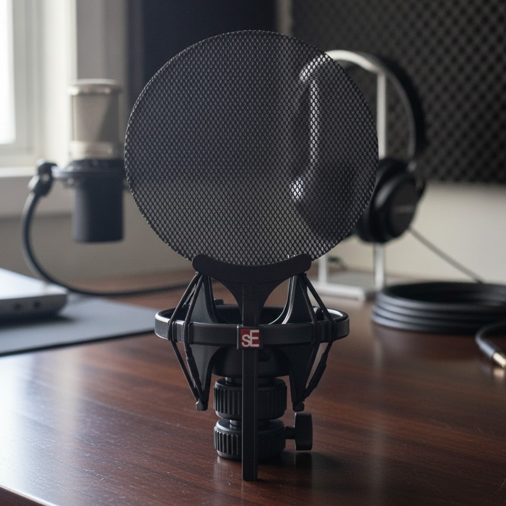 Professional Microphone Isolation Pack with Integrated Pop Filter & Shock Mount