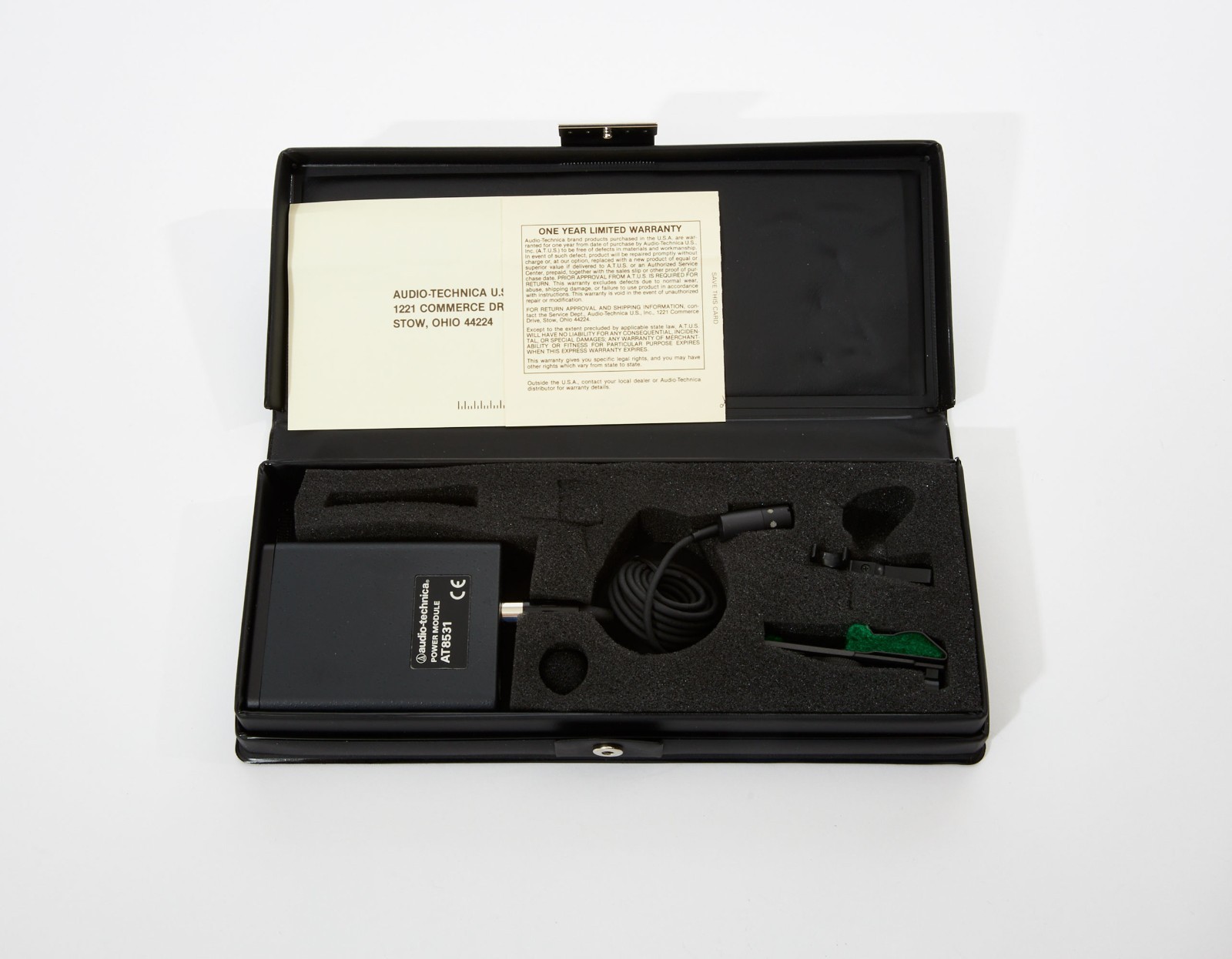 Audio-Technica AT831b Lavalier Microphone – Cardioid Microphone – Open Box