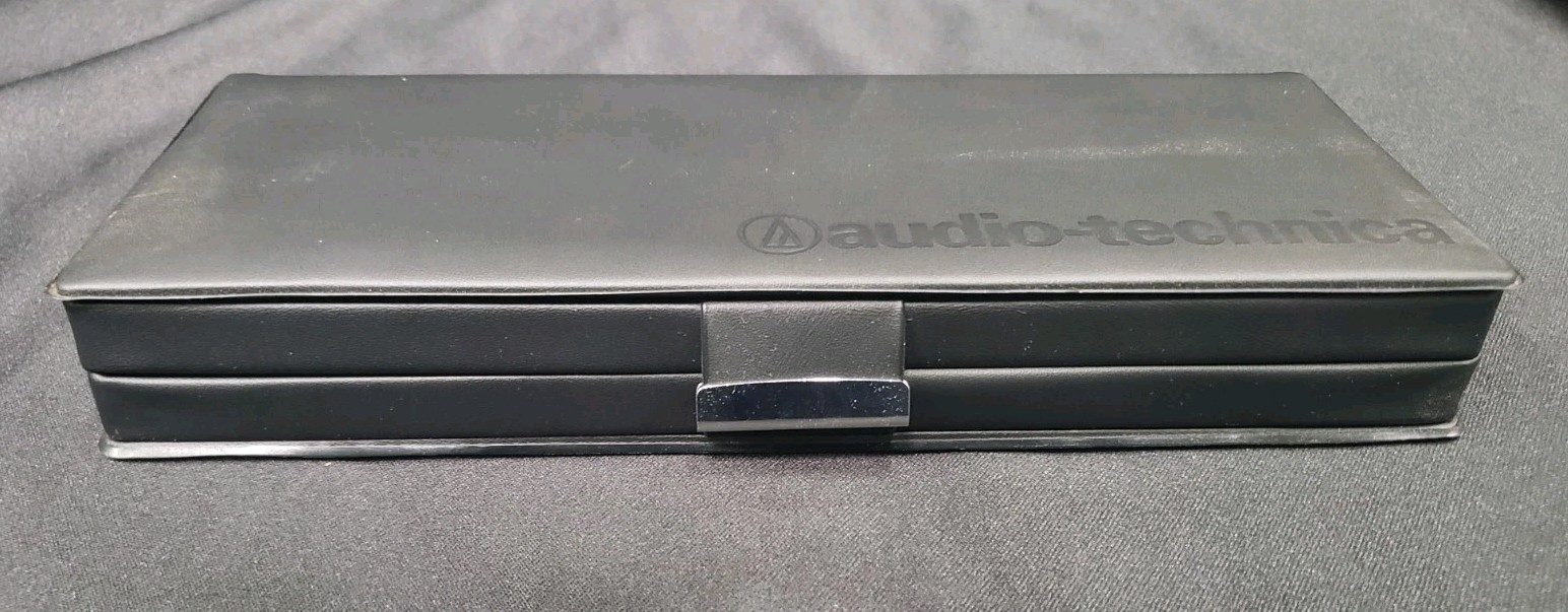 Pair of Audio-Technica AT899 Condenser Lavalier Microphones w XLR Adapter & Case