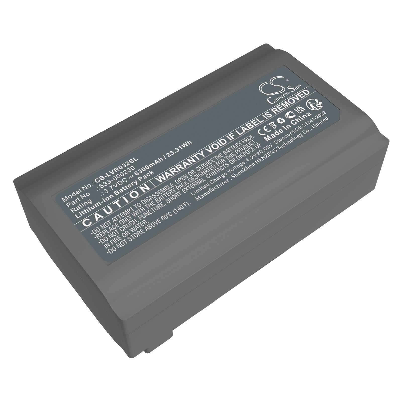 BATTERIE 6300mAh 533-000230 For Logi VR0032 Video Conferencing Camera & Remote