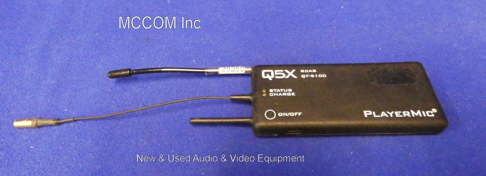 Quantum Q5X QT-5100 PlayerMic Transmitter Freq 525-600