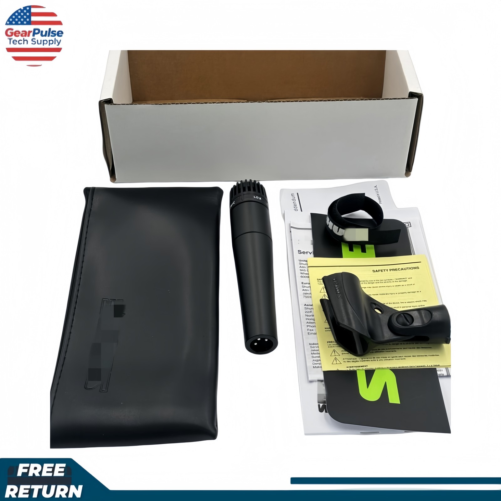 New SM57 SM57-LC Cardioid Dynamic Wired Instrument Microphone Free Ship