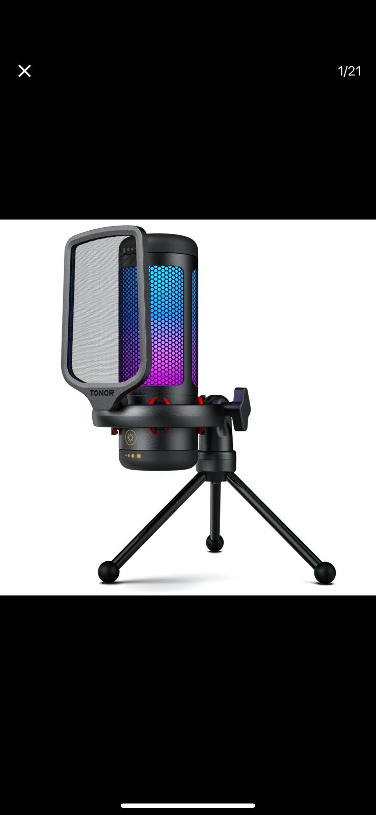 TONOR MICROPHONE LED TC-310