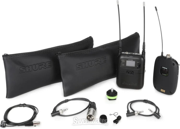 Shure SLXD15+/85 Wireless Bodypack System with WL 185 Lavalier Microphone – G57