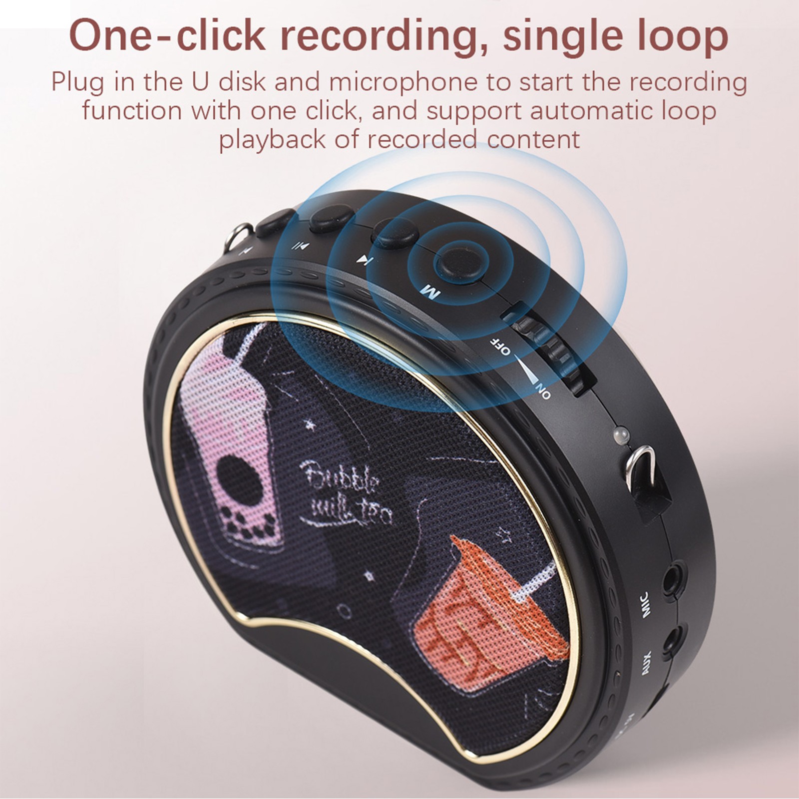 TAKSTAR Portable Voice Amplifier Wired Ear-mounted Microphone Shoulder Stra RDSR