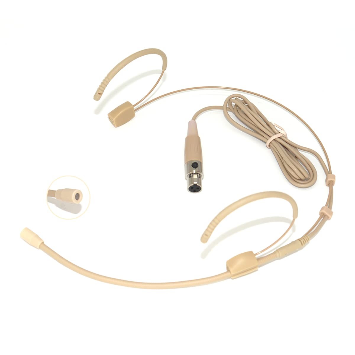 Microphone Headset Double Over Ear Earset Headworn Mic Condenser Omnidirectio…