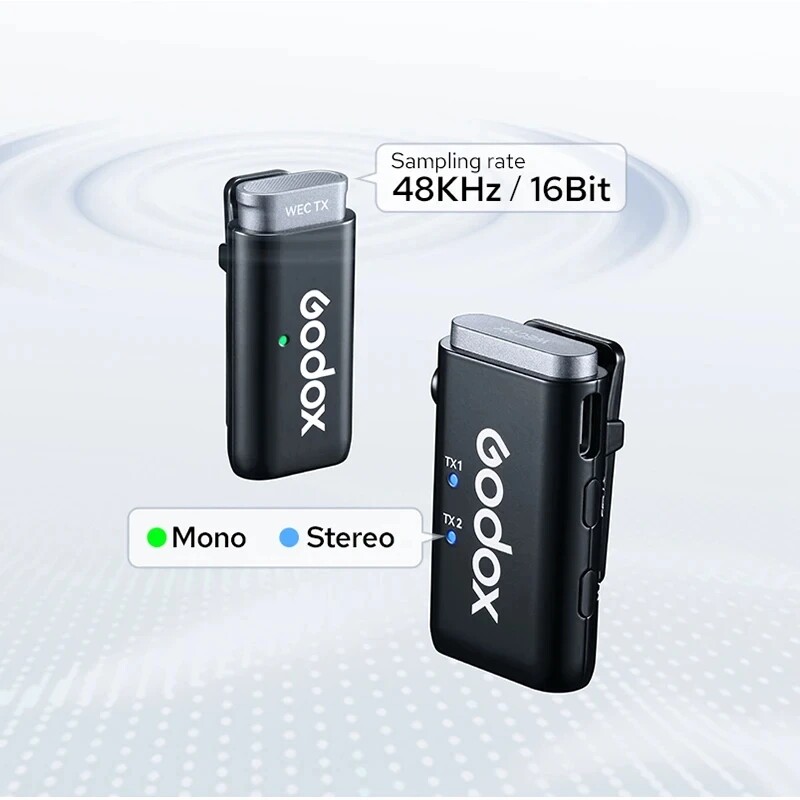 Godox WEC 2.4g Wireless Microphone System Video Recording transmitter Receiver