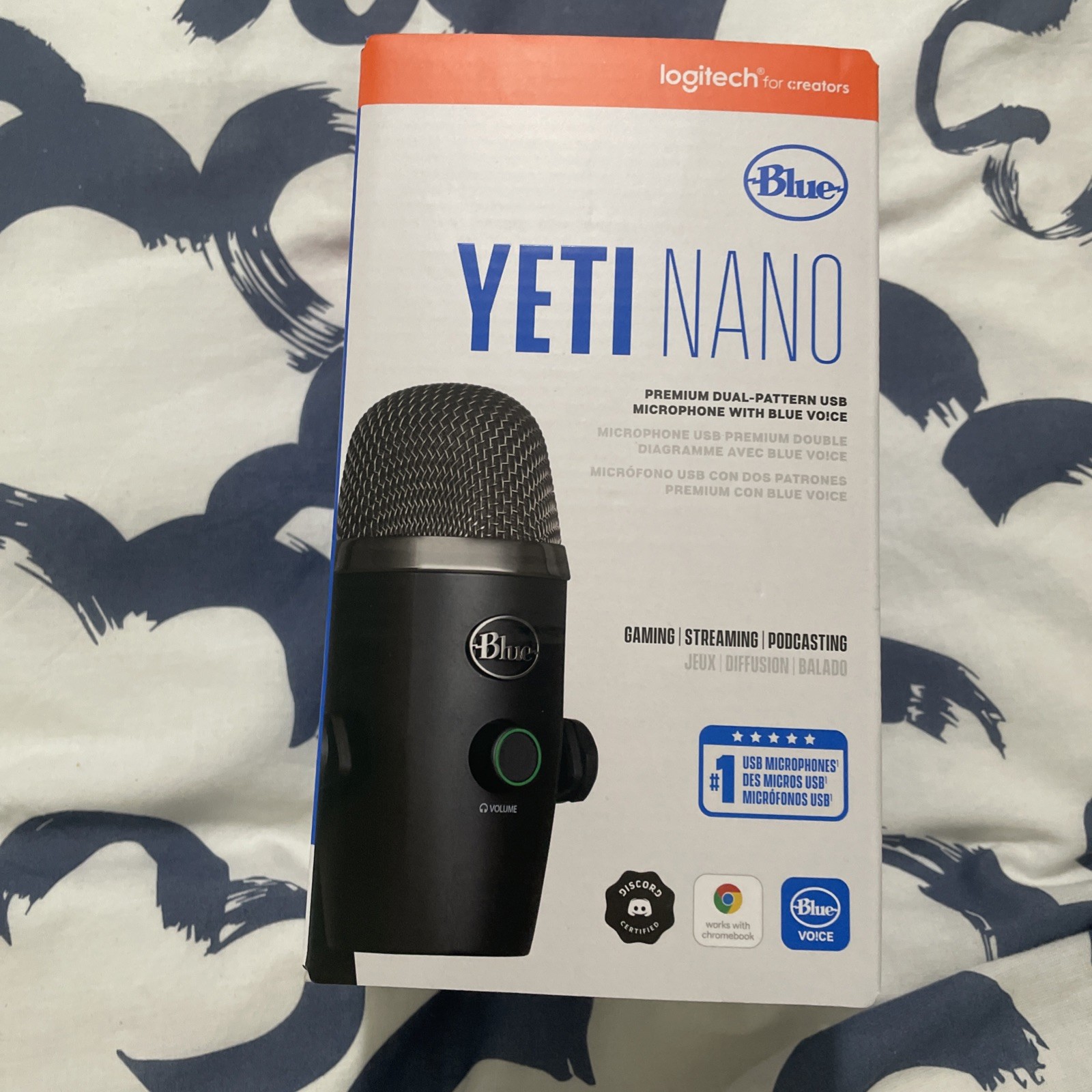 Blue Yeti Nano Premium USB Microphone 988-000400 Logitech Dual Pattern