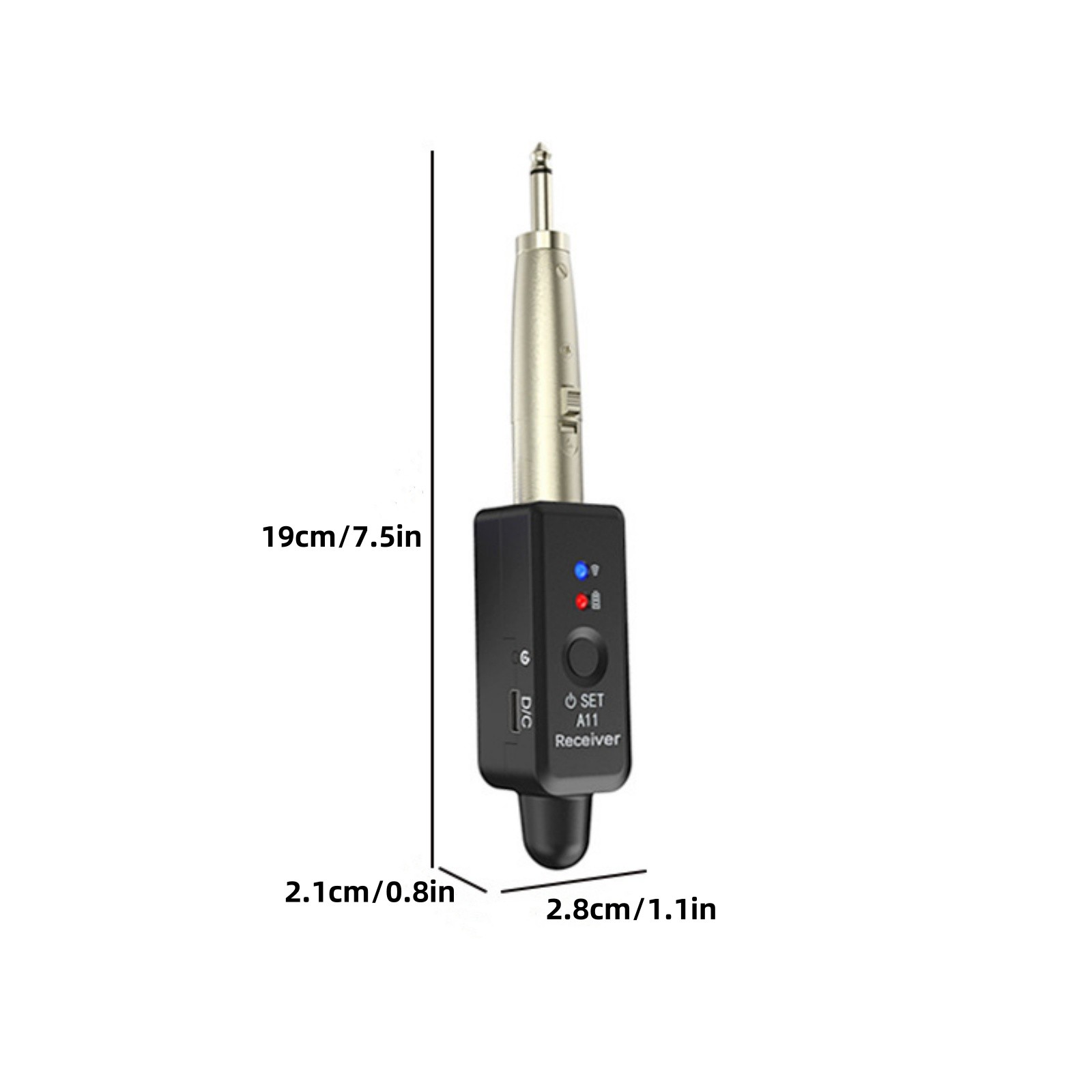 Microphone Transmitter&Receiver XLR Adapter 30M Stable Transmission Distance