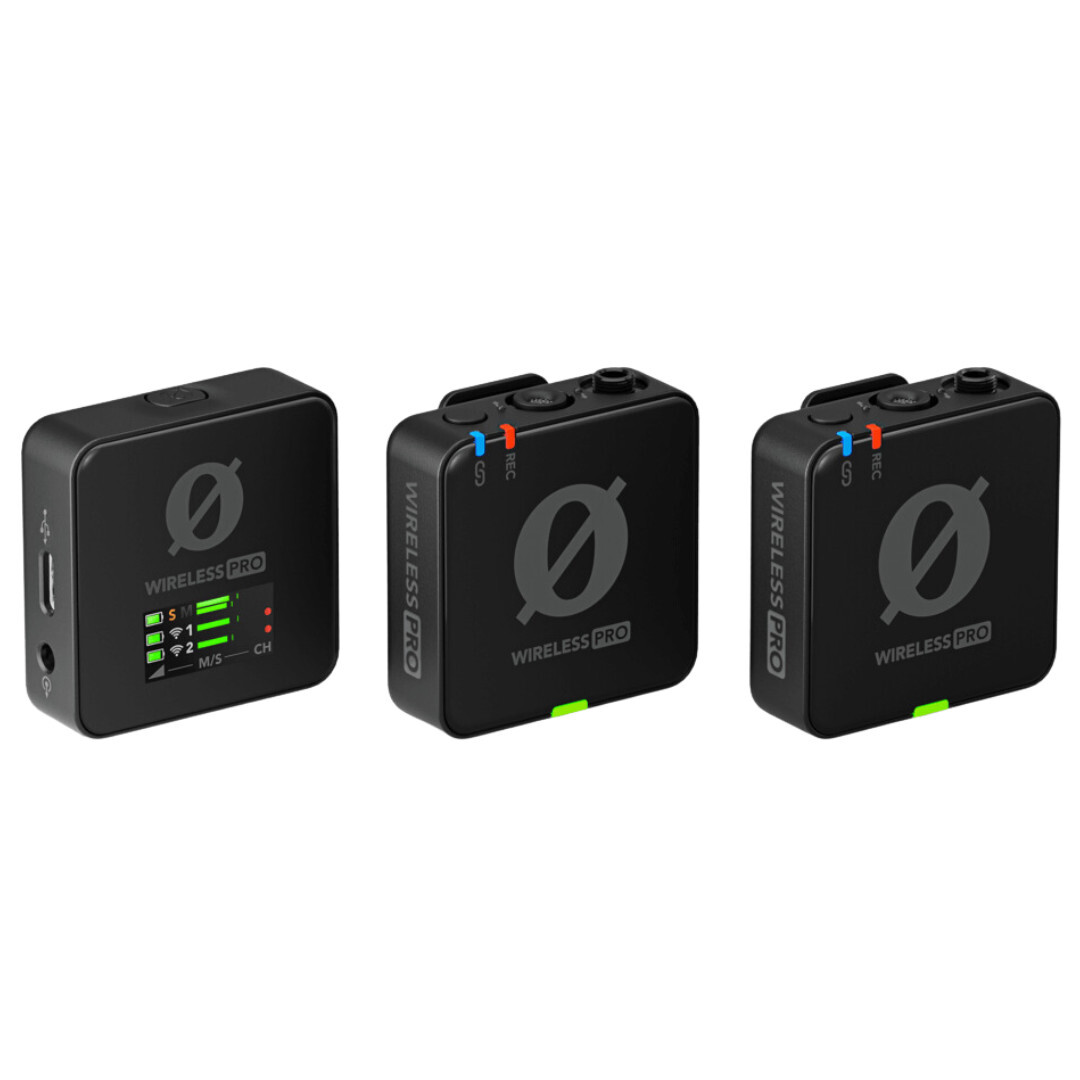 Rode WIPRO Wireless PRO 2-Person Wireless Microphone System 2.4 GHz w/ Lavaliers
