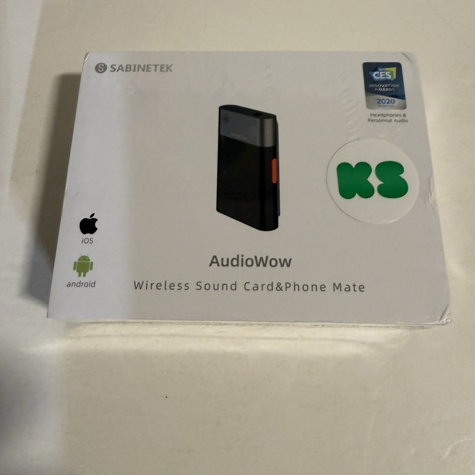 BRAND NEW SABINETEK AudioWOW Portable Wireless Sound Card & Phone Mate Recorder