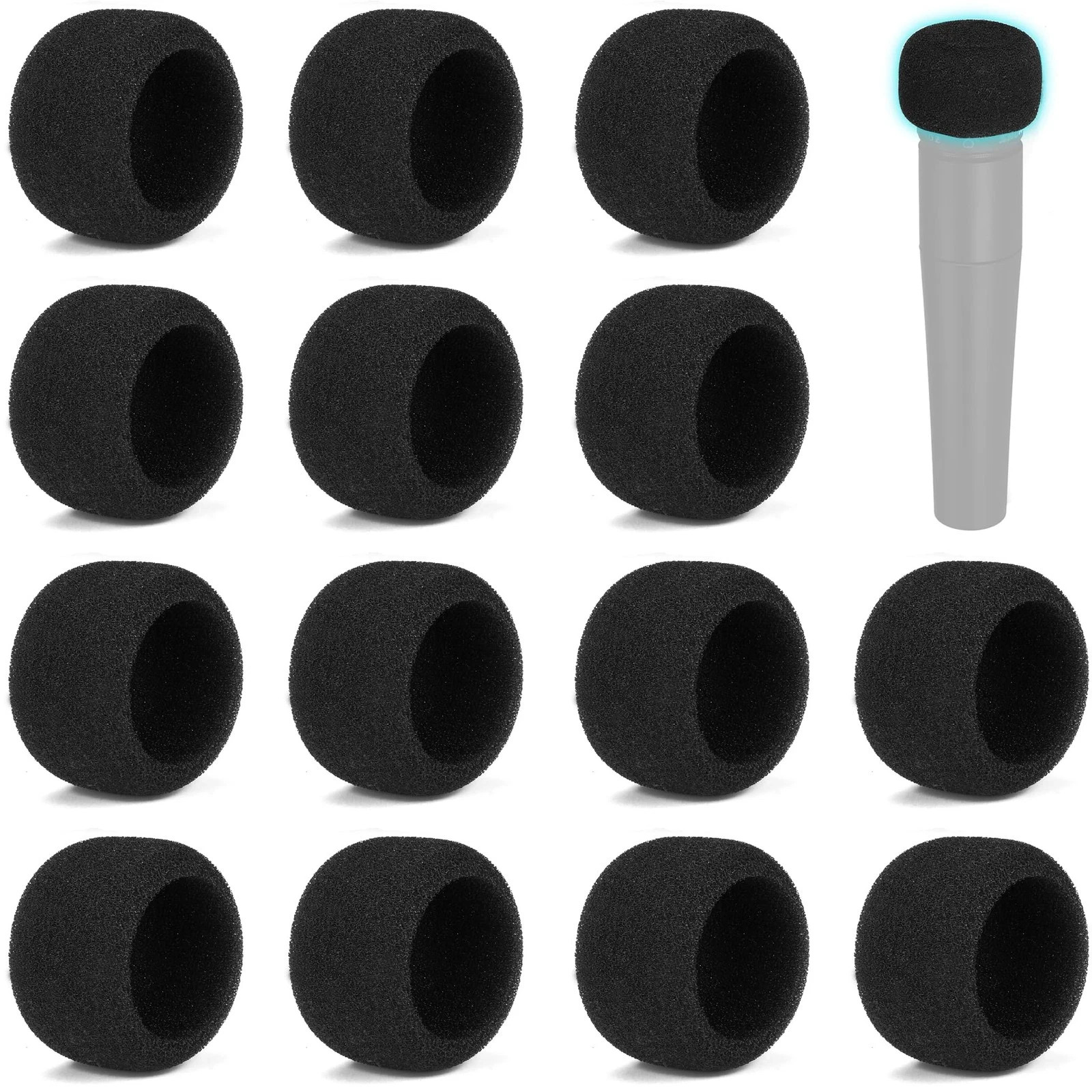 14 Pack SM57 Microphones Pop Filter with Shure SM57 Professional XLR Dynamic …