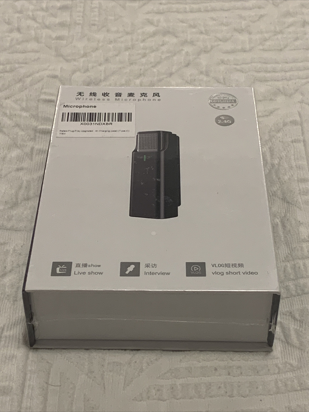 ReFaLa Wireless Lavalier Microphone Plug-Play System for USB-C Noise Reduction