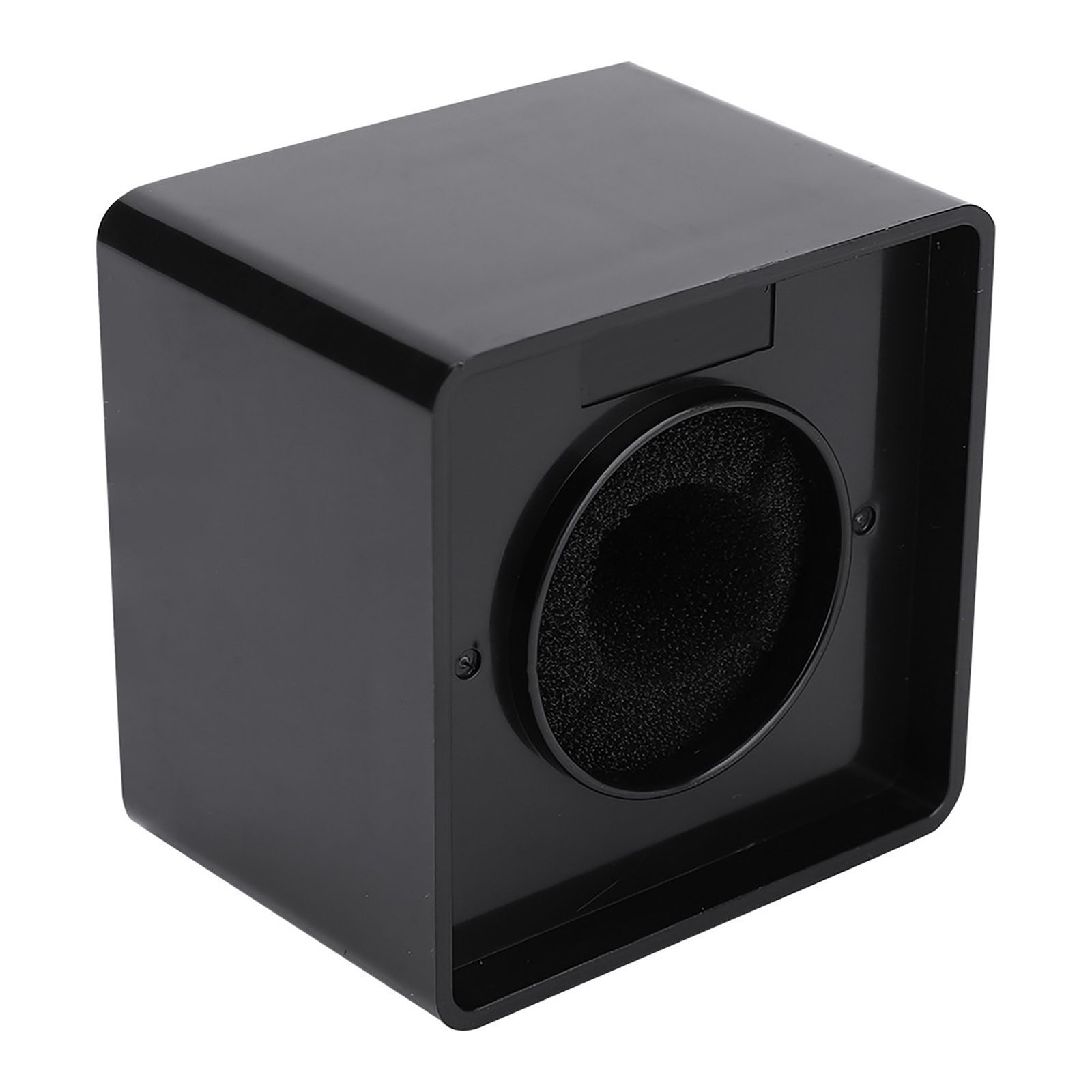 Compact Portable Black ABS Square Microphone Station For Interviews QHSO