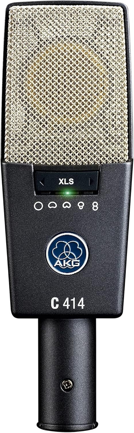 AKG C414 XLS-Y4 Black Dynamic Cable Professional Condenser Recording Microphone