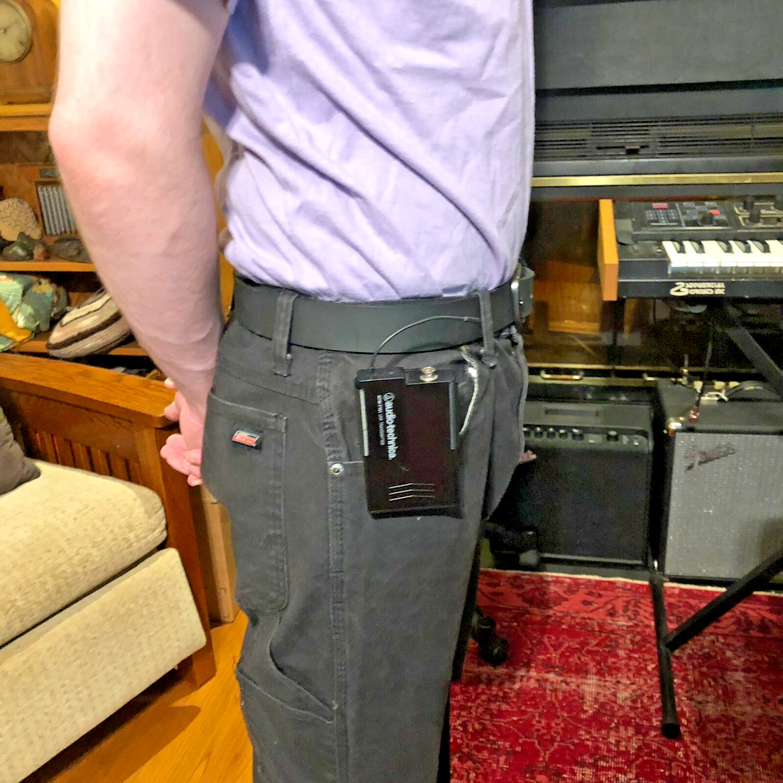 Improved Belt Clip For use with Audio-Technica ATW-T701 and Kingdom*com SYS91T