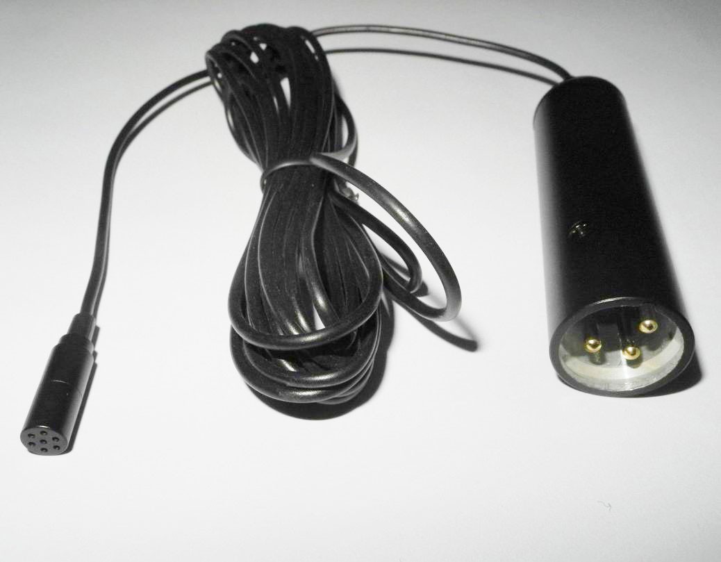 48 Volt Phantom Power Cannon XLR 3 Pin Miniature Tie Clip Microphones Mic