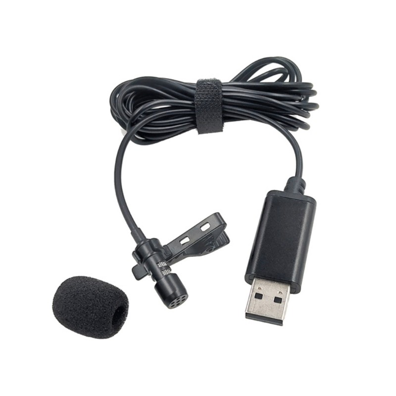 Mini USB Microphone Lapel DV Lavalier Mic Portable External Stereo Microphones